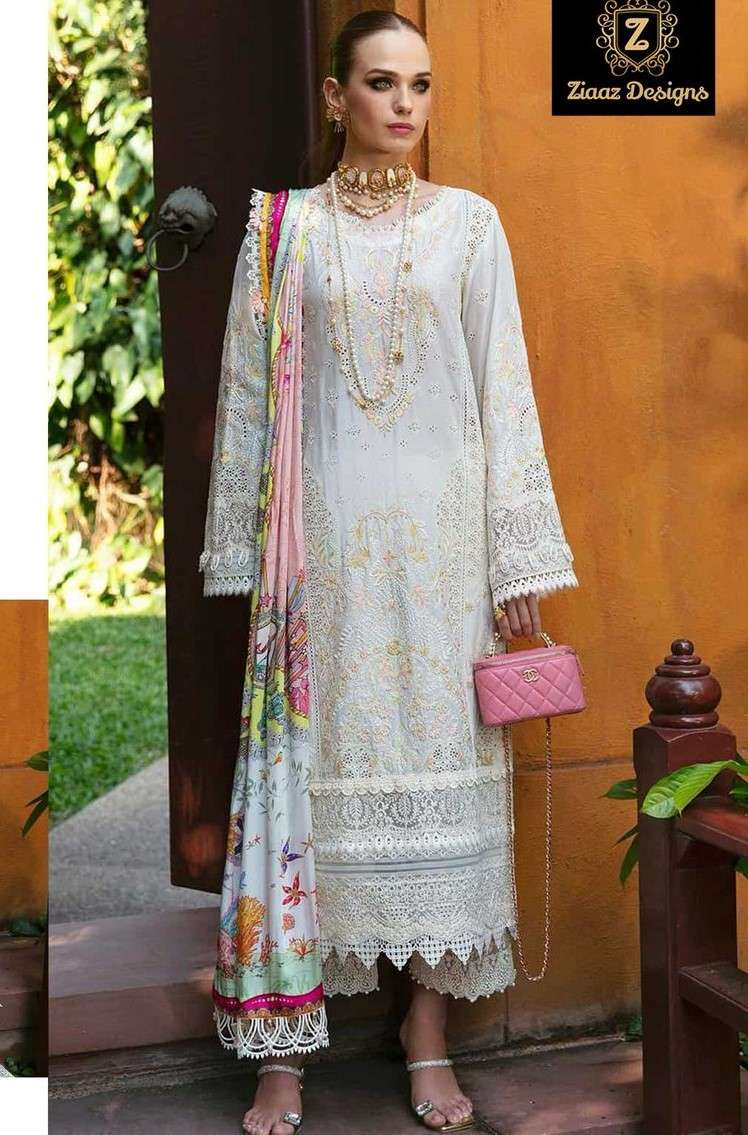 ZIAAZ DESIGNS 613 INDIAN TOP PAKISTANI DESIGN CLOTH COLLECTI...