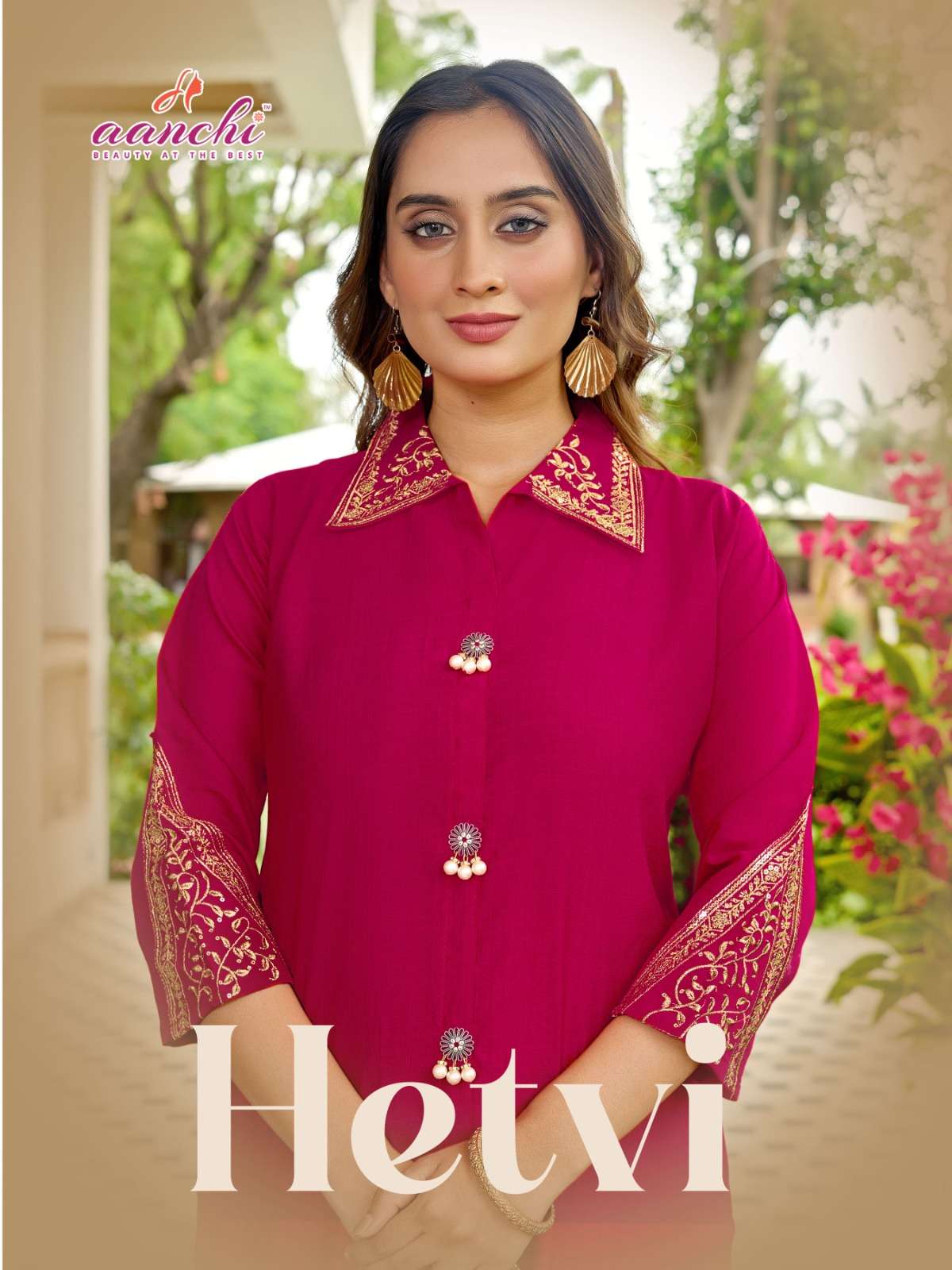 AANCHI HETVI MODAL WEDDDING TYPE CO ORD SET FOR WOMEN RESELL...