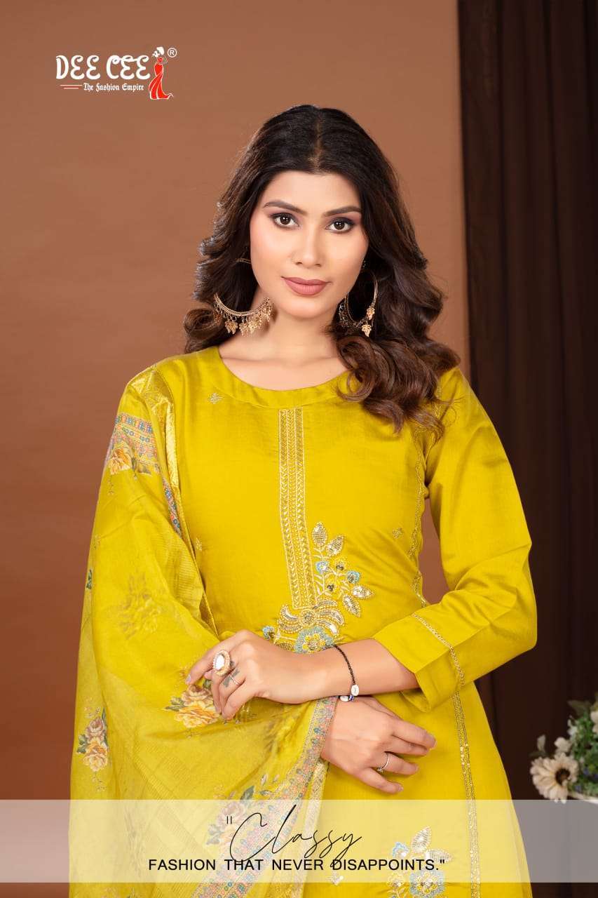 DEECEE AAYAT FESTIVAL INDIAN CLOTH SILK A KURTI SUIT SUPPLIE...