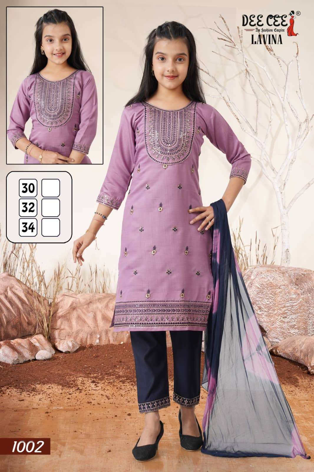 DEECEE LAVINA KIDS WEAR LITTLE GIRLS SUIT FOR FESTIVAL EXPOR...