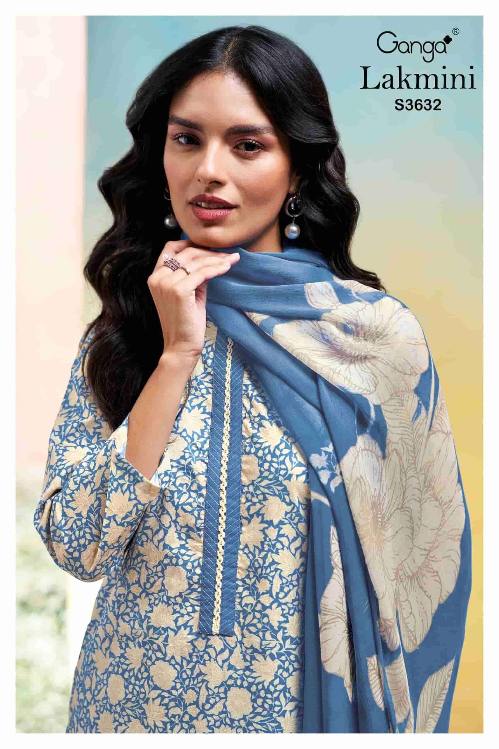 GANGA FASHION LAKMINI 3632 PRINTED FANCY COTTON LADIES SUIT ...