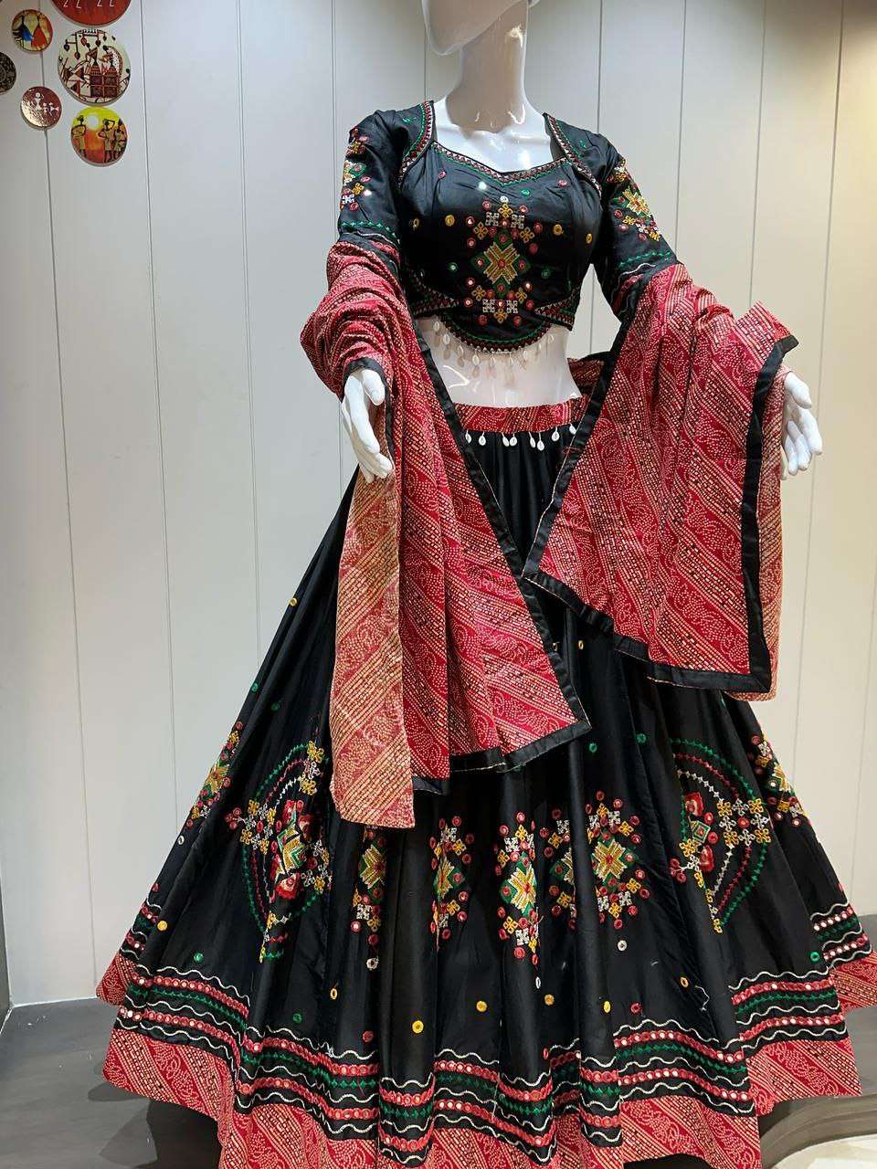 GARBA NIGHT CLOTHES JAM COTTON AARI WORK CHANIYA CHOLI STORE...