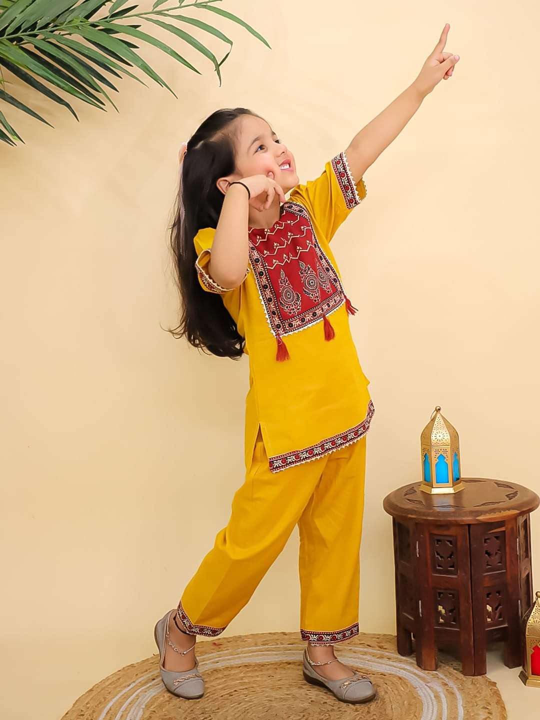 JAIPUR DESIGN KIDS WEAR CORD SET FOR LITTLE GIRLS ETHNIC STO...