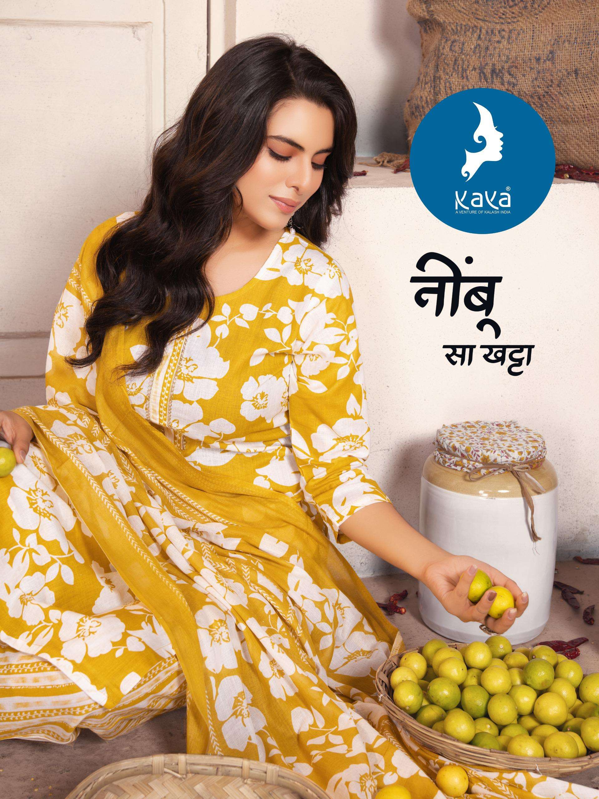 KAYA KURTI KRISHA VOL 3 TRADITIONAL INDIAN COTTON PRINT SUIT...