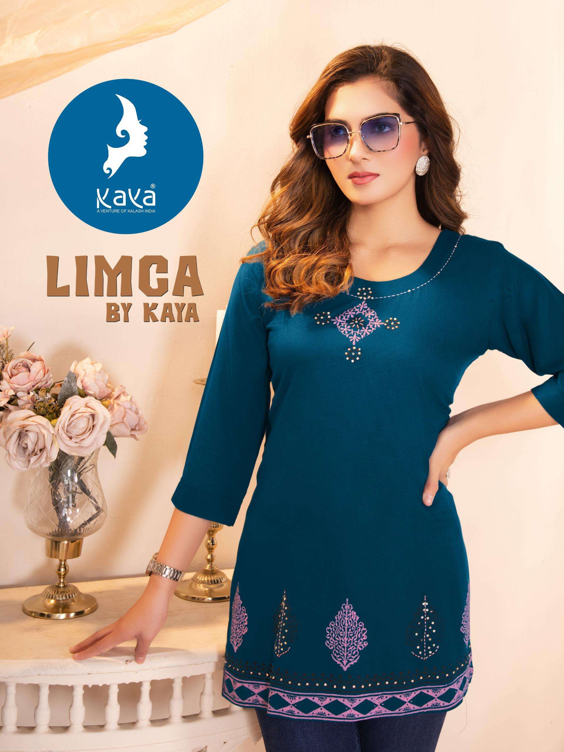 KAYA KURTI LIMCA REGULAR OUTFIT FOR WOMEN SHORT TOP DEALER O...