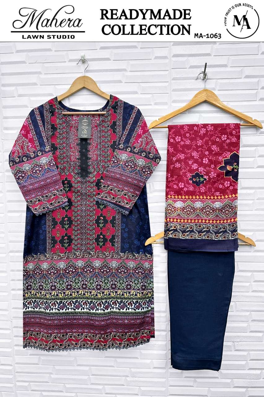 MAHERA LAWN STUDIO MA 1061 TO 1066 HEAVY PURE LAWN COTTON PA...