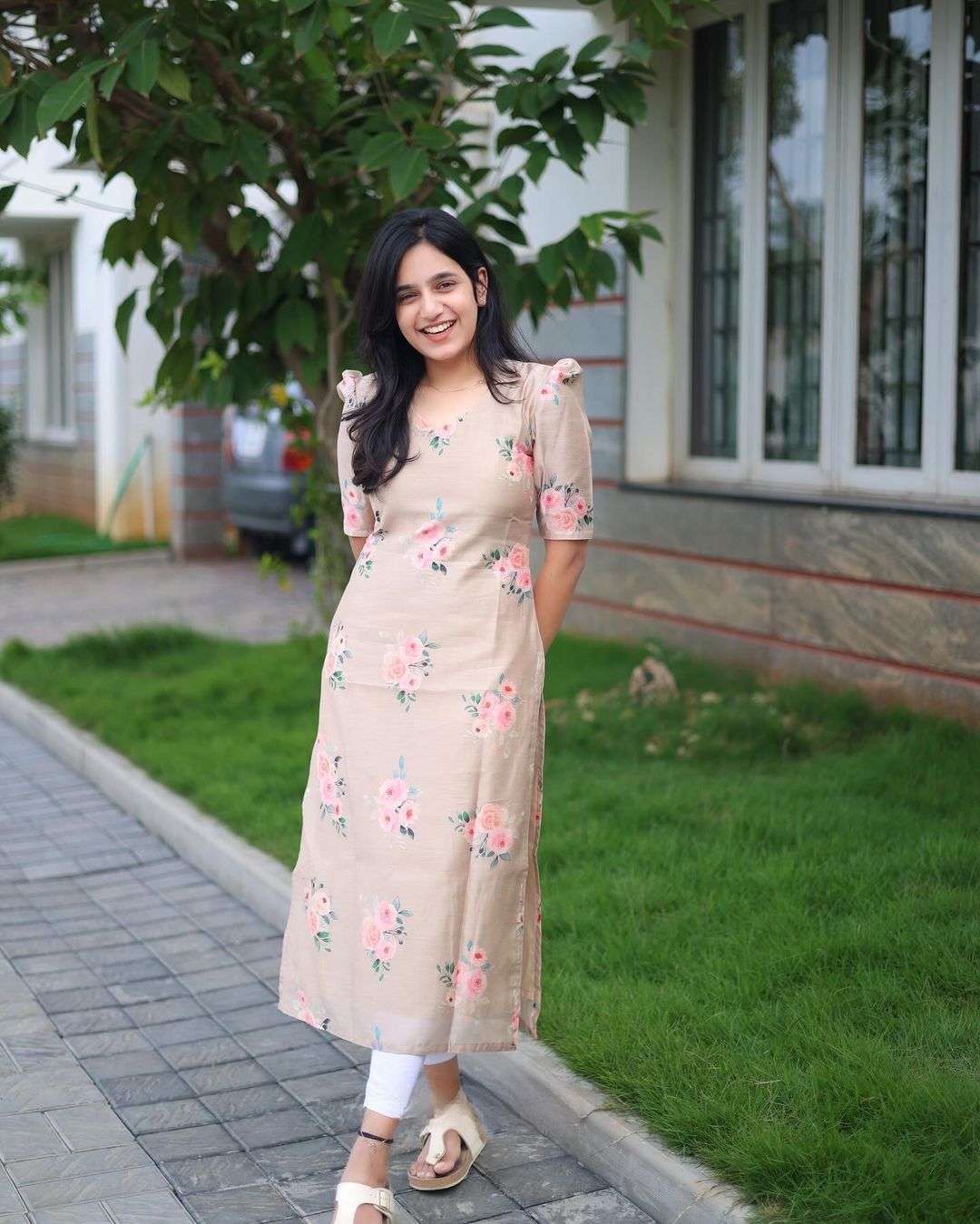 OFFICE WEAR & COLLEGE WEAR ORGANZA KURTI COLLECTION DEALER L...