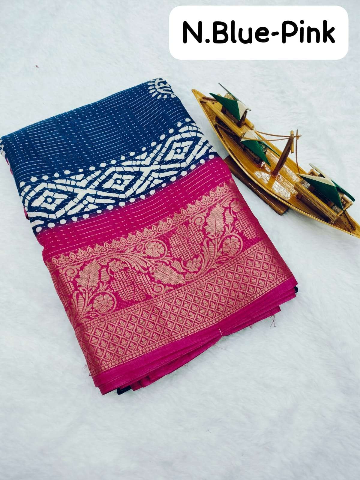 Premium crimson silk batik sarees at wholesale rates