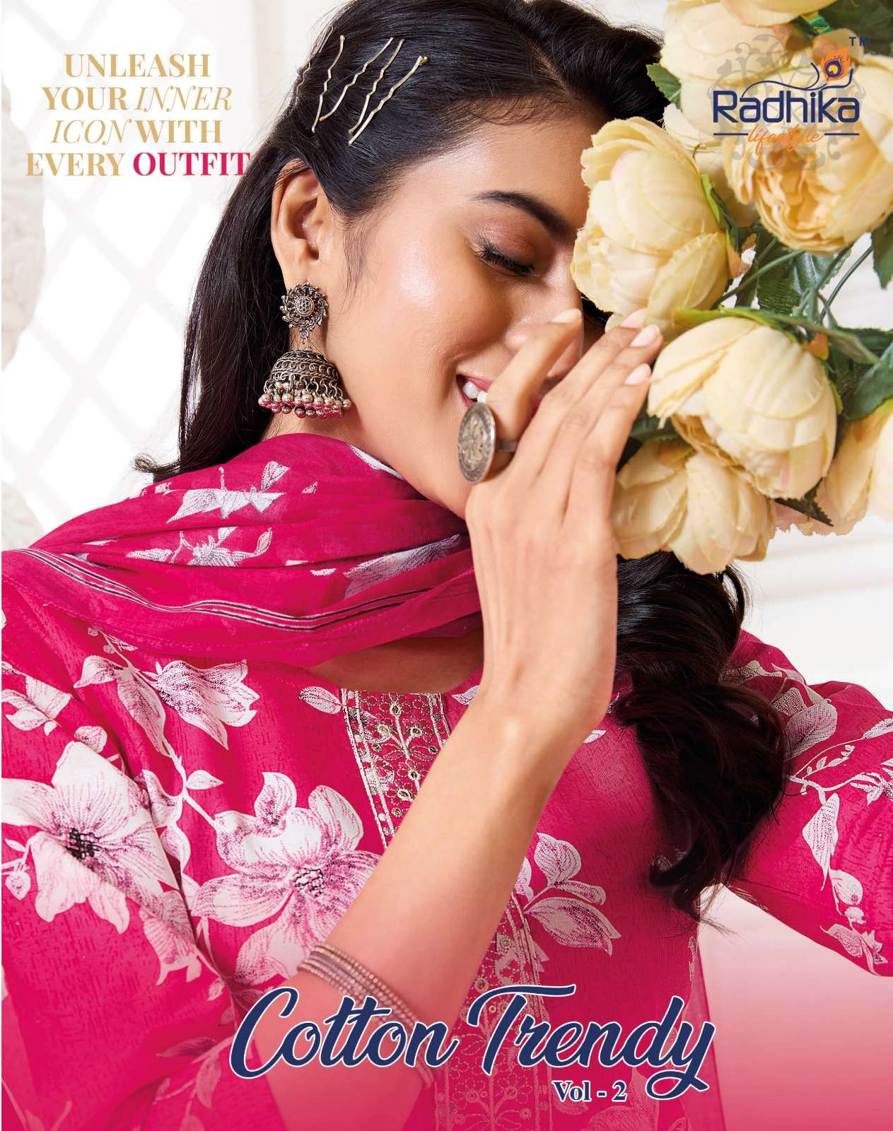 RADHIKA LIFESTYLE COTTON TRENDY VOL 2 EXCLUSIVE COTTON FLOWE...