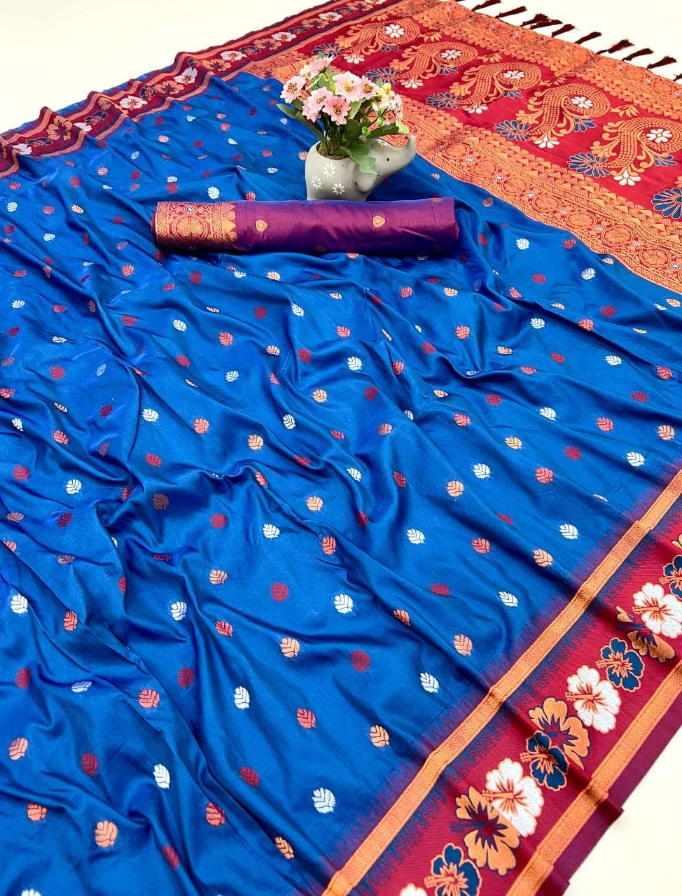 RAGINI VOL 5 SOFT SILK TWO SHADES FUNCTION SPECIAL SAREE COL...