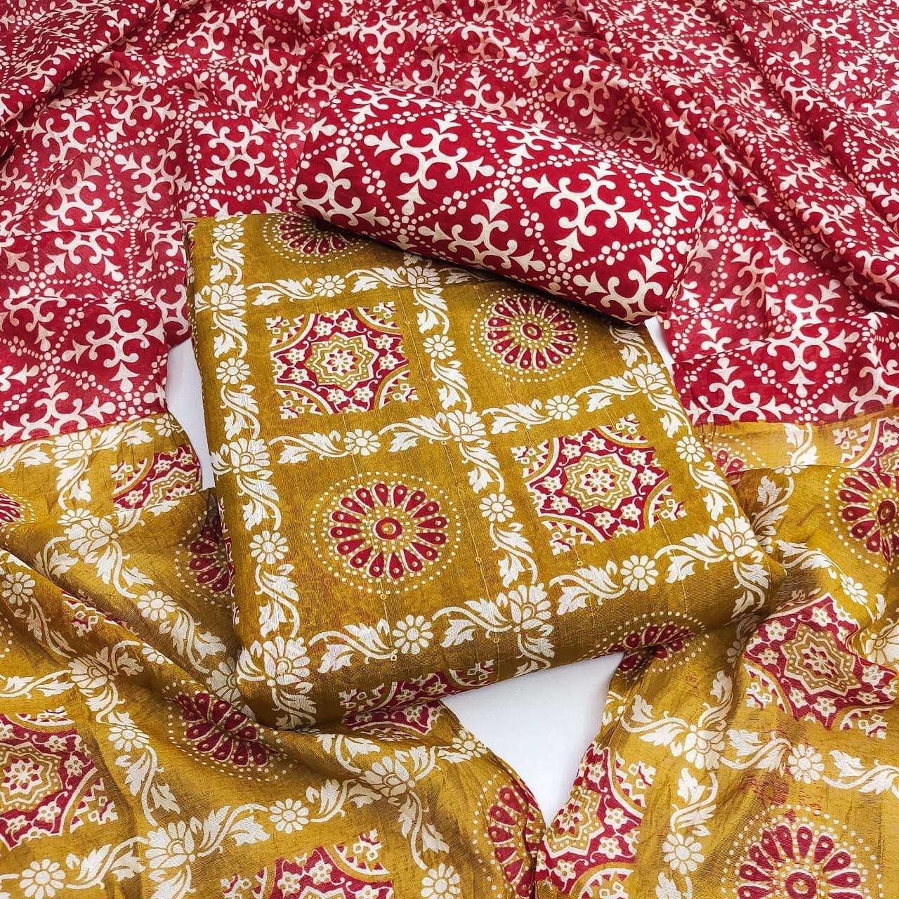 SOFT COTTON AJRAKH PRINT SAREE WITH BLOUSE SET SHOP ONLINE E...