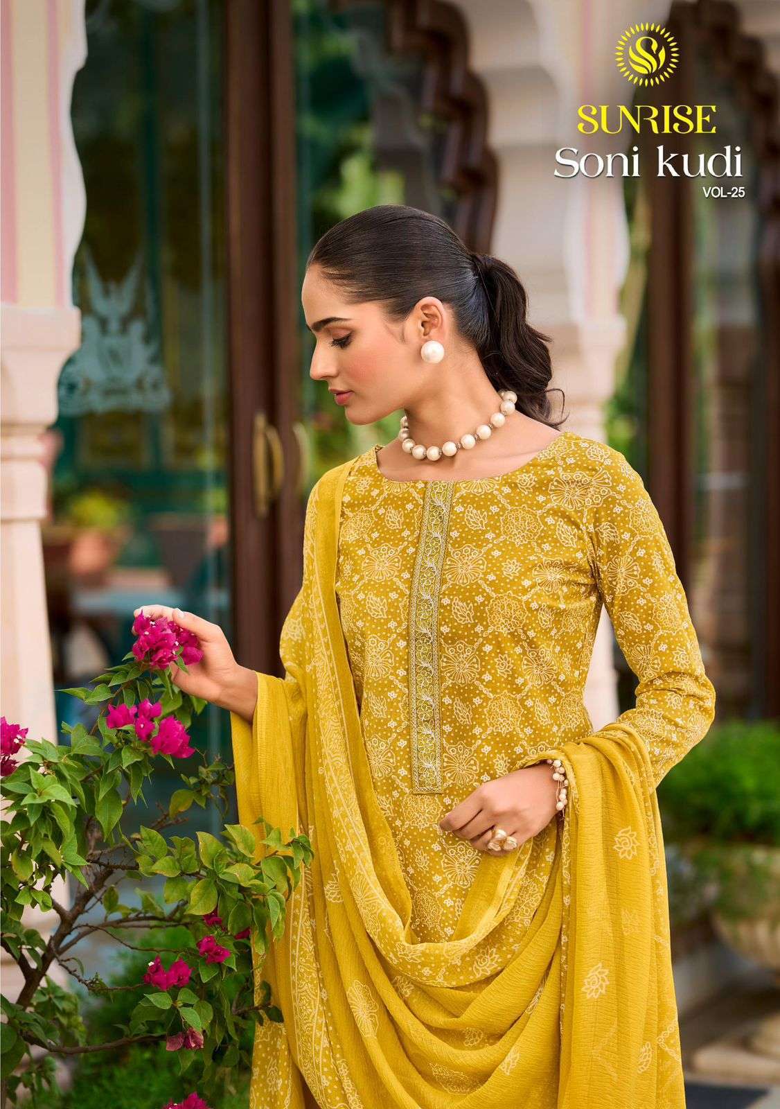SUNRISE SONI KUDI VOL 25 FANCY COTTON SALWAR SUIT UNSTITCH E...