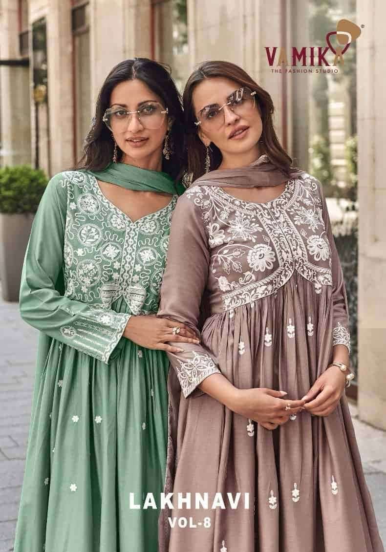VAMIKA TM LAKHNAVI VOL 8 DESIGNER SUIT FOR WOMEN HIGH BRAND ...