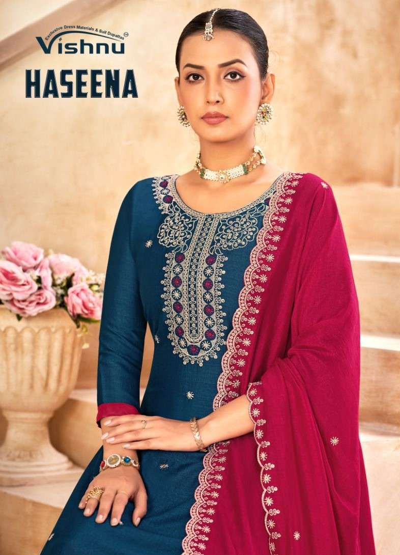 VISHNU HASEENA VICHITRA SILK SALWAR SUIT FOR BRAND OUTFIT WO...