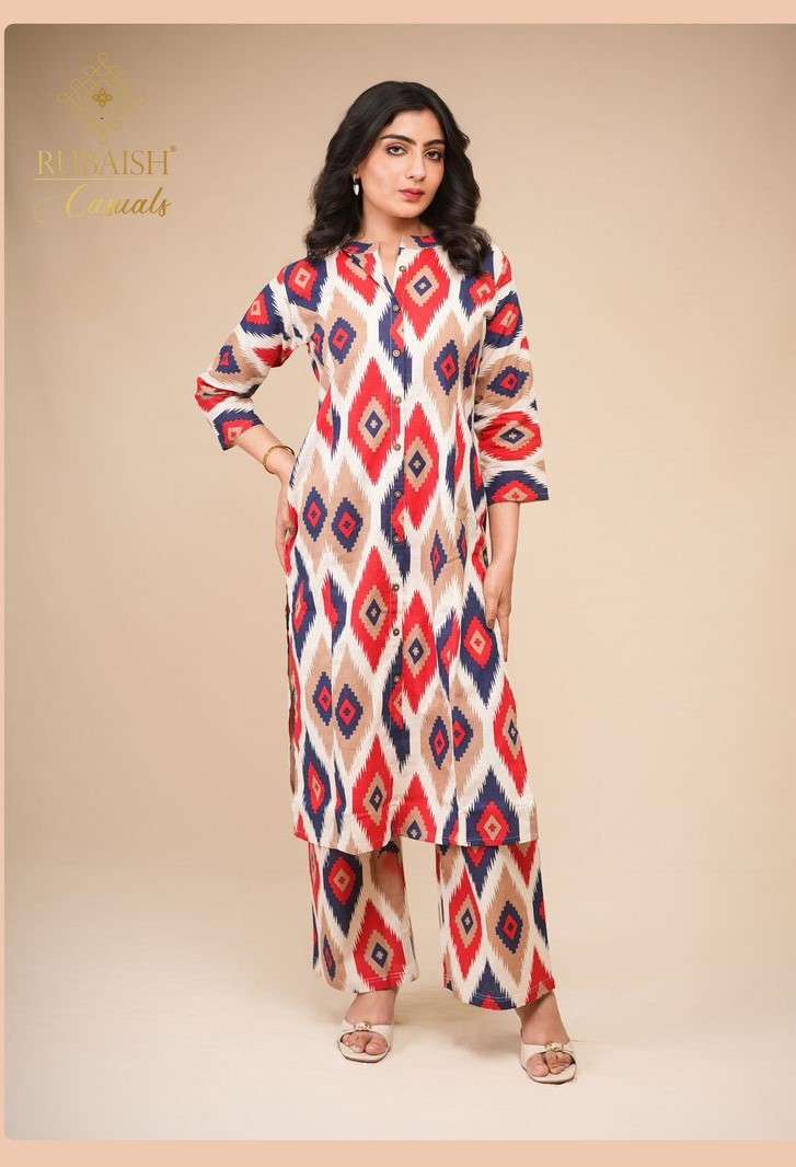 RUBAISH WOMEN FASHION OUTFIT COTTON CORD SET FOR WHOLESALE P...