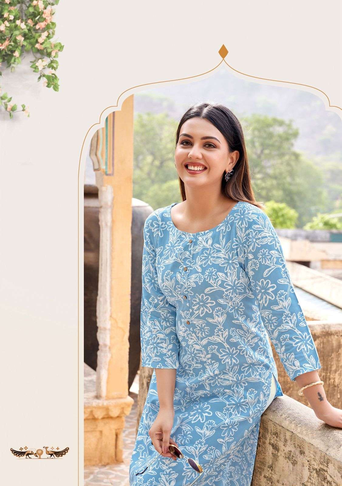 ZOORI AKSHARA VOL 31 HEAVY RAYON KURTI LADIES REGULAR WEAR S...