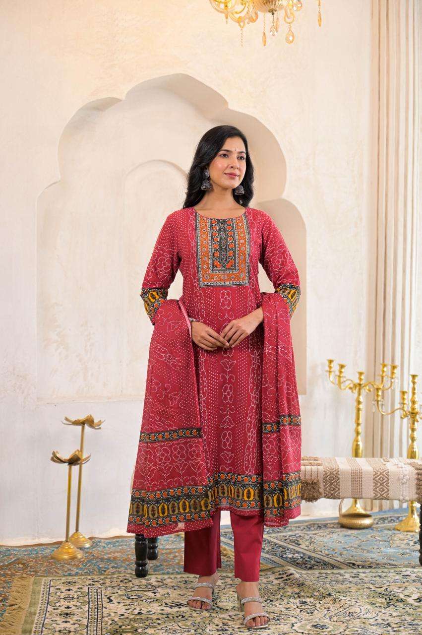 126 BEAUTIFUL COTTON DESIGNER SUIT REGULAR WEAR DEALER KAR 