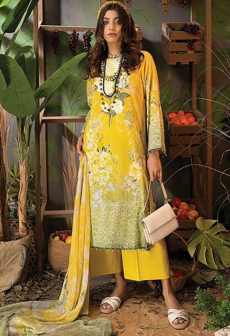 AASHA DESIGNER ADAN LIBAS COLORS 1013 DESIGNER LATEST PRINTE...
