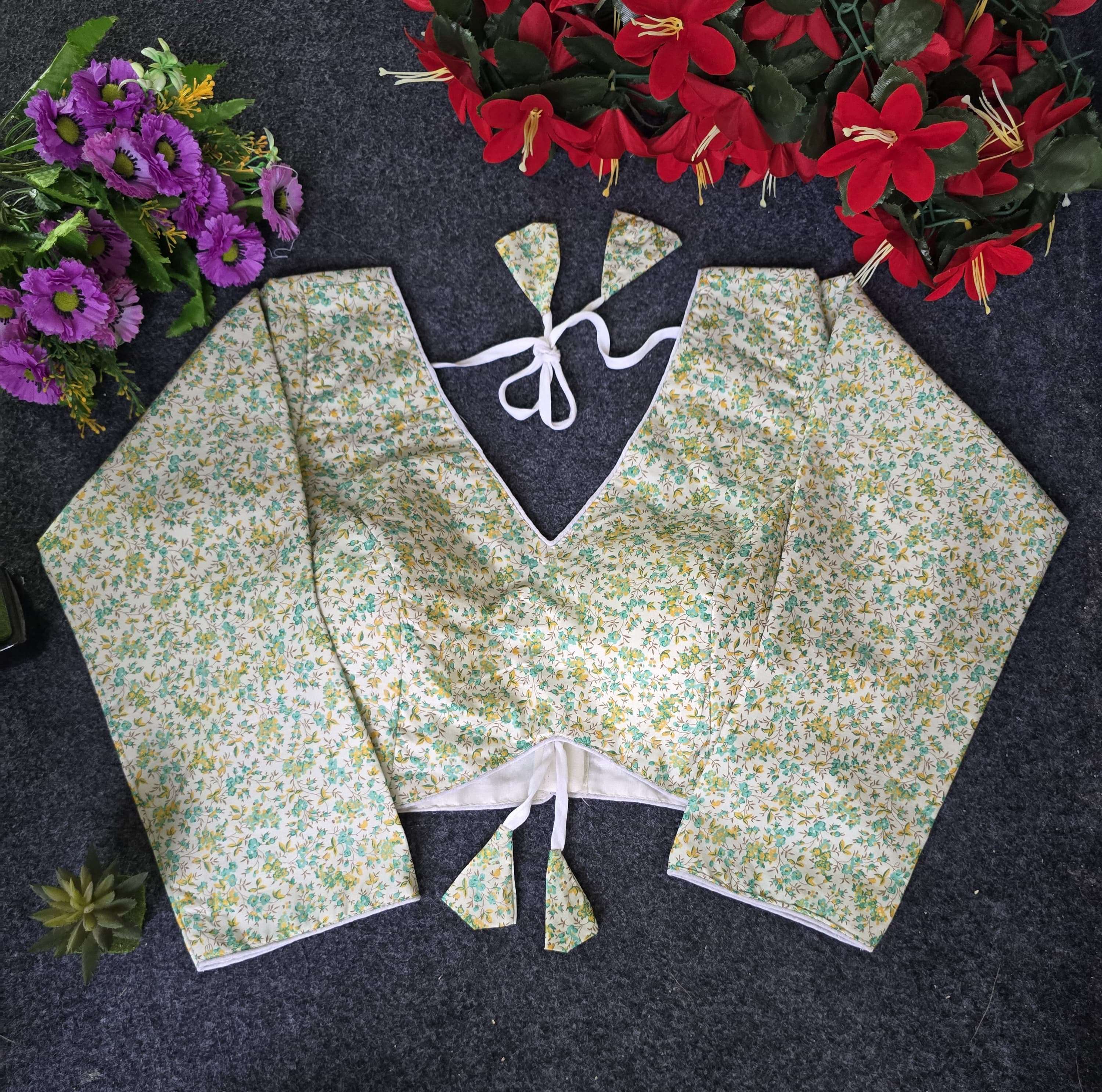 Amazing Cotton Blouse For Weddings and Parties 6378