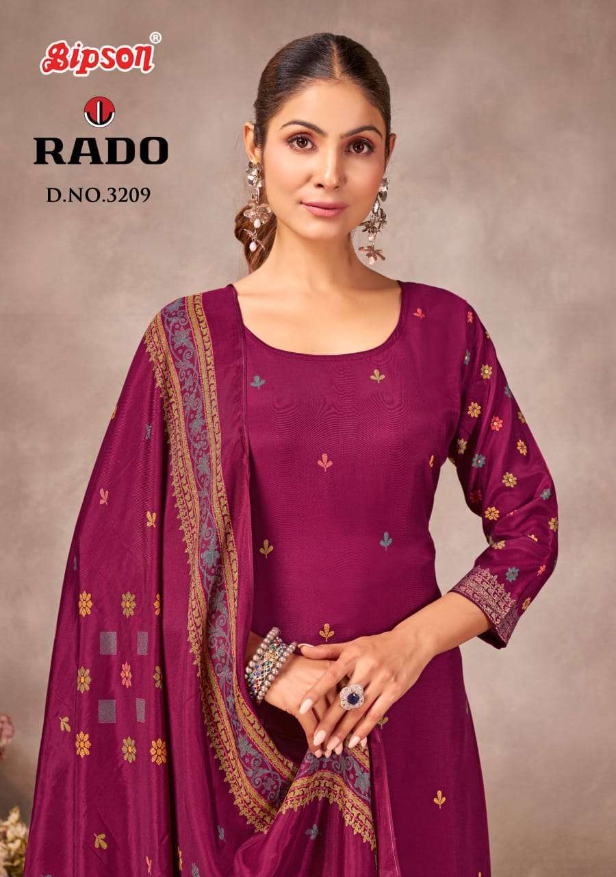 BIPSON RADO 3209 ETHNIC WEAR MUSLIN DISCHARGE PRINT SALWAR S...