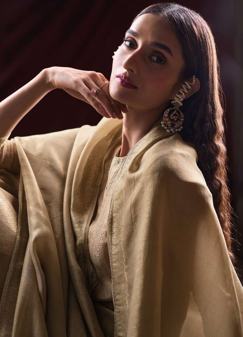 GANGA ARNISA LUXURY STYLE BEMBERG SILK SALWAR SUIT WHOLESALE...