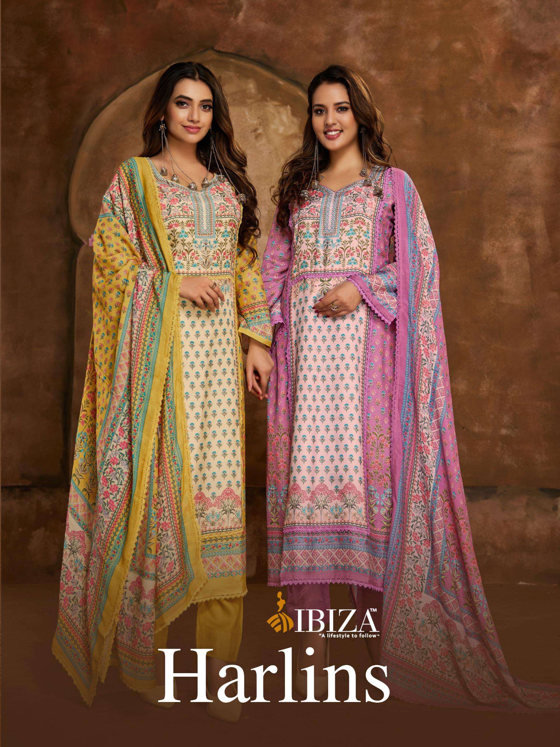 IBIZA HARLINS MUSLIN DIGITAL PRINT PAKISTANI STYLE UNSTITCH ...
