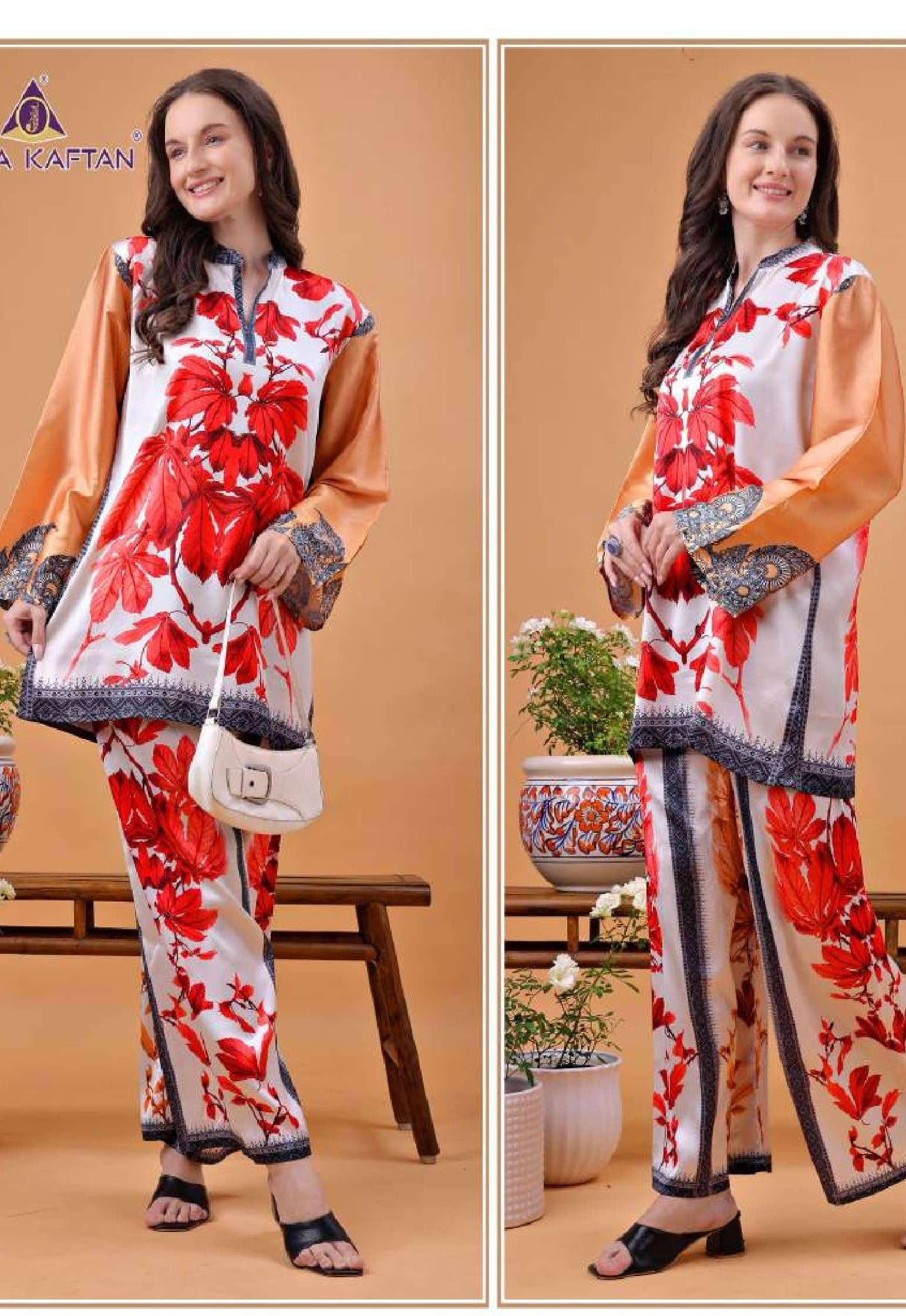 JISHAN KAFTAN MODERN CO ORD SET FOR PAKISTANI STYLE WHOLESAL...