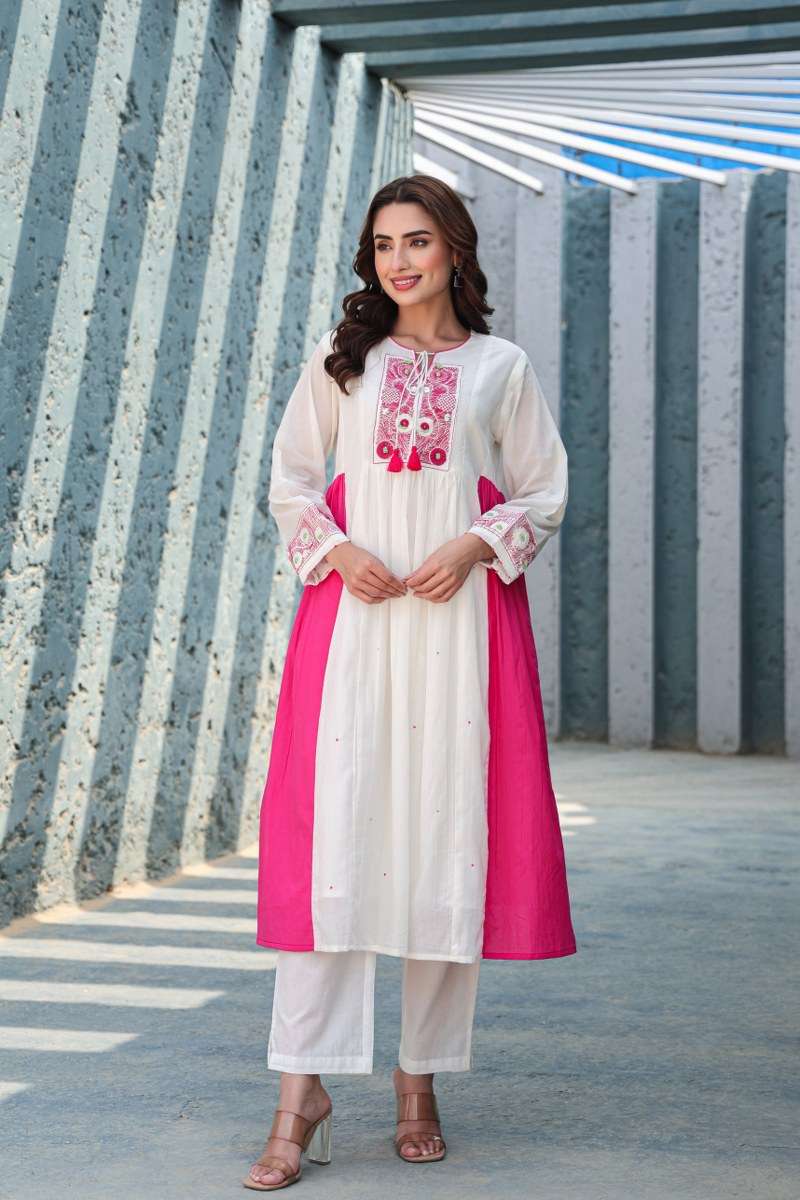 K 161 EXCLUSIVE WOMEN COTTON READYMADE SUIT WHOLESALE IN SUR...