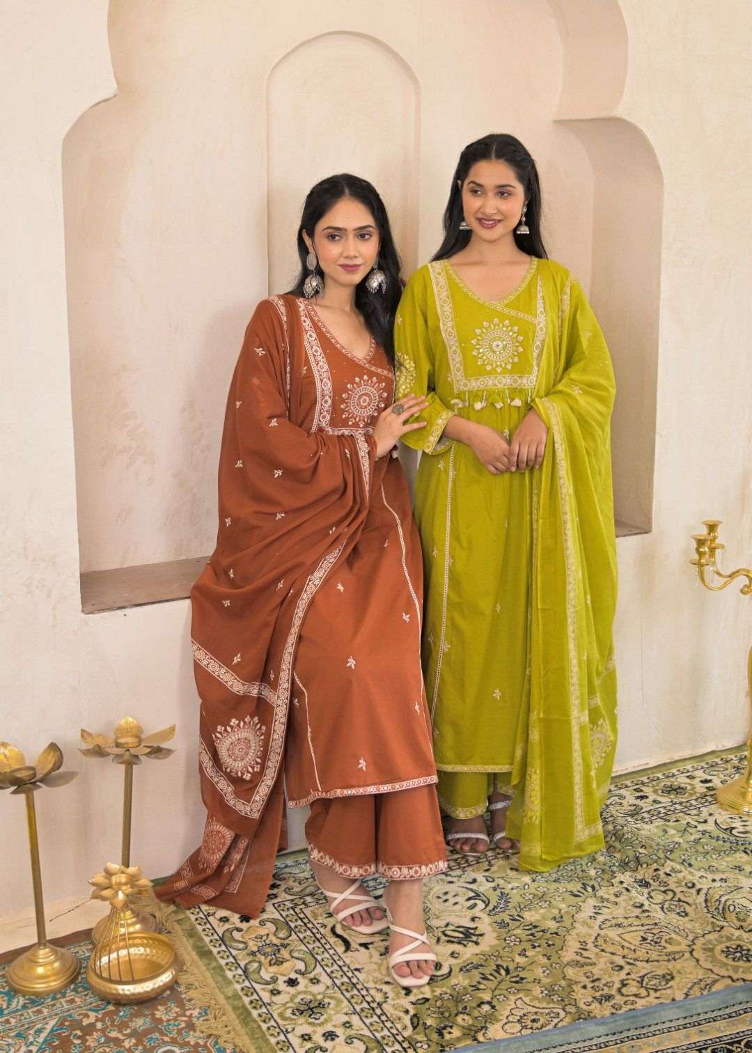 K 175 SIMPLE TRADITIONAL COTTON SALWAR SUIT FOR WOMEN LATEST...