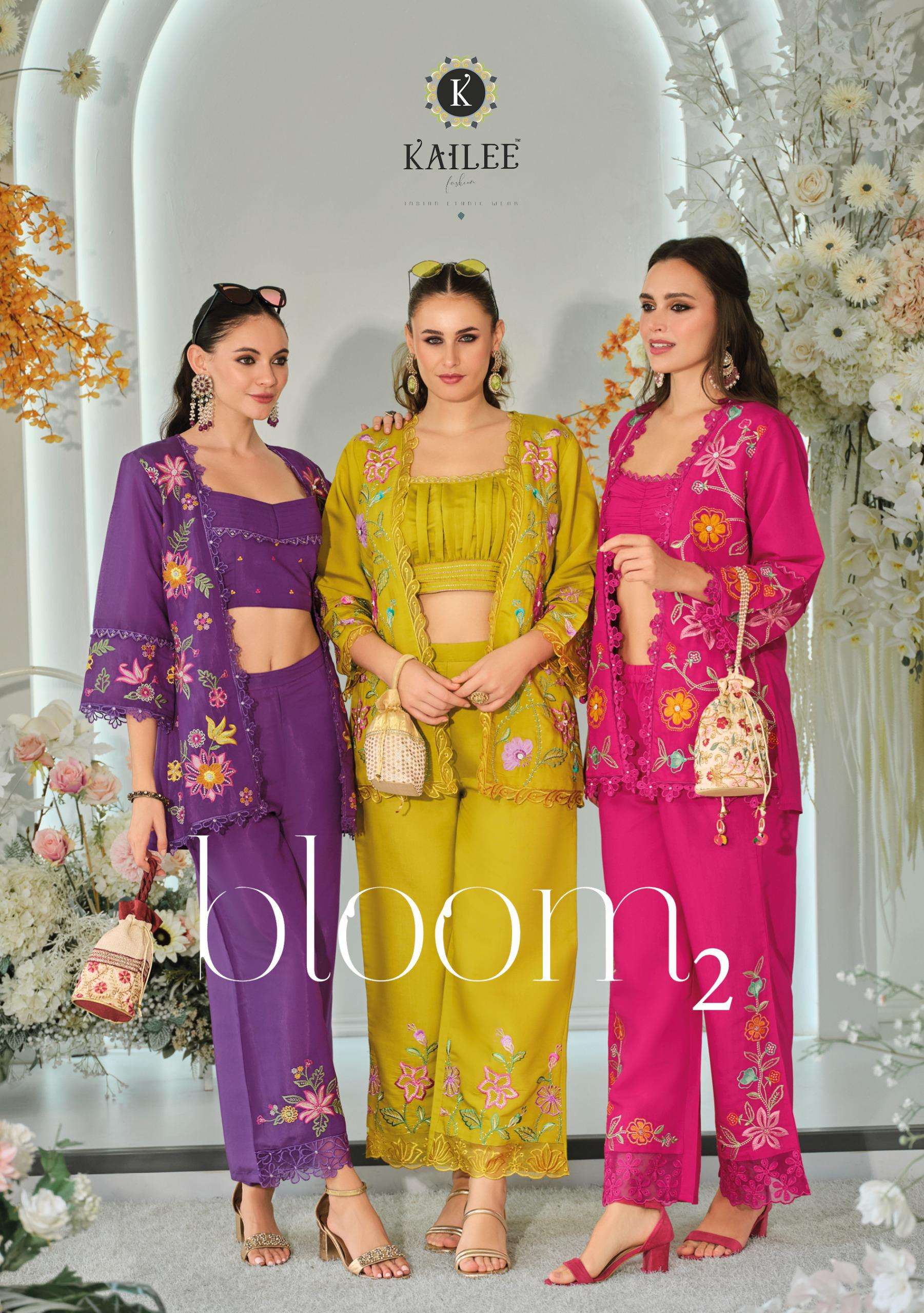 KAILEE FASHION BLOOM VOL 2 WESTERN WEAR VISCOSE APPKIQE WORK...