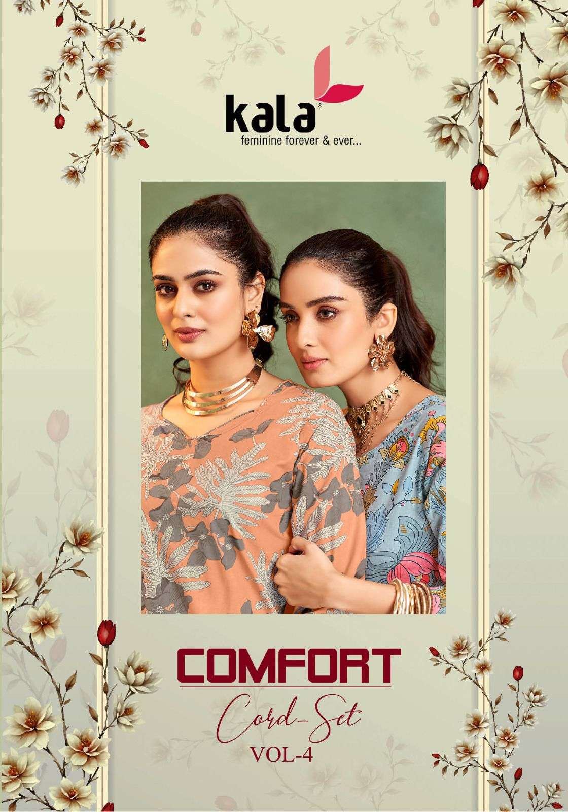 KALA COMFORT VOL 4 COTTON PRINT CORD SET FOR WOMEN COLLECTIO...