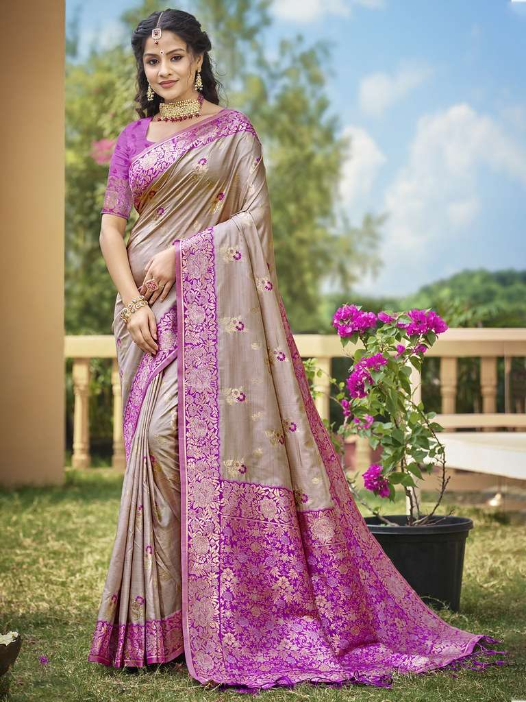 MADHU SILK WEDDING WEAR HEAVY DESIGN SAREE COLLECTION ETHINC...