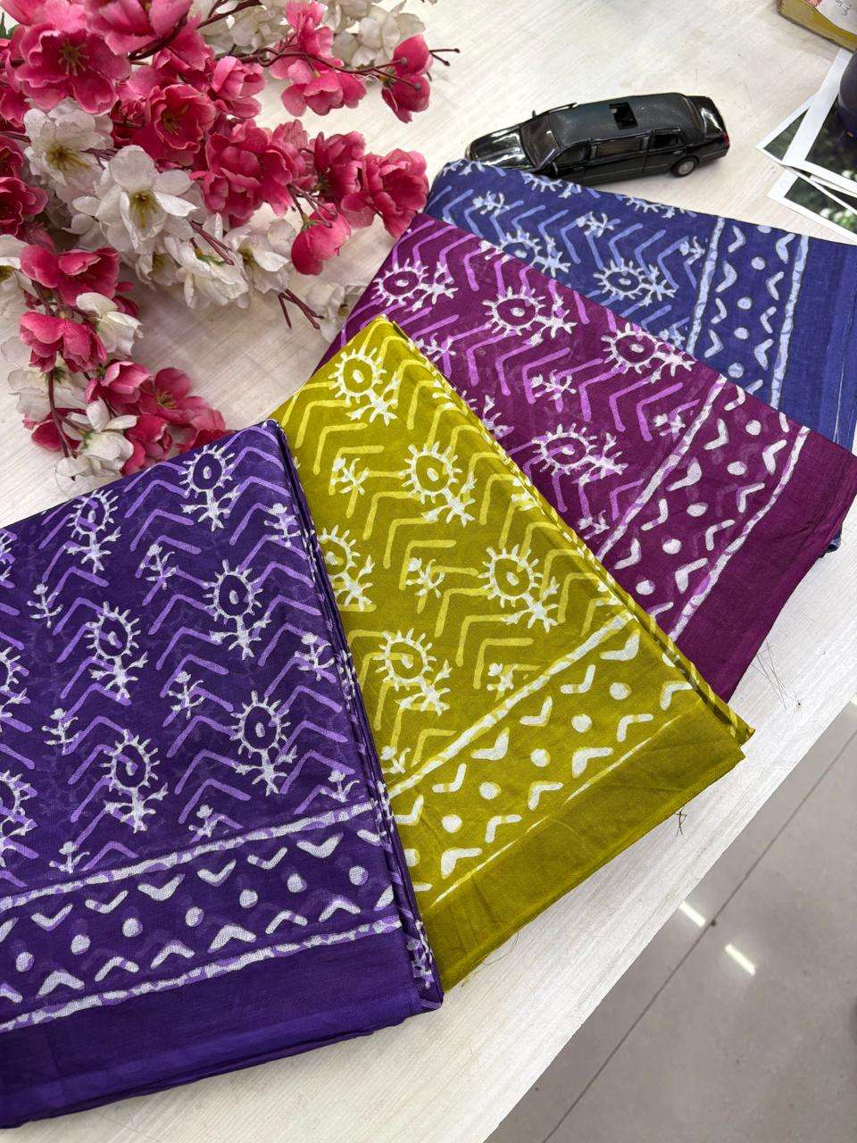 MALMAL COTTON PRINT SAREE COMFORT SUMMER CLOTH DEALER SHOP V...
