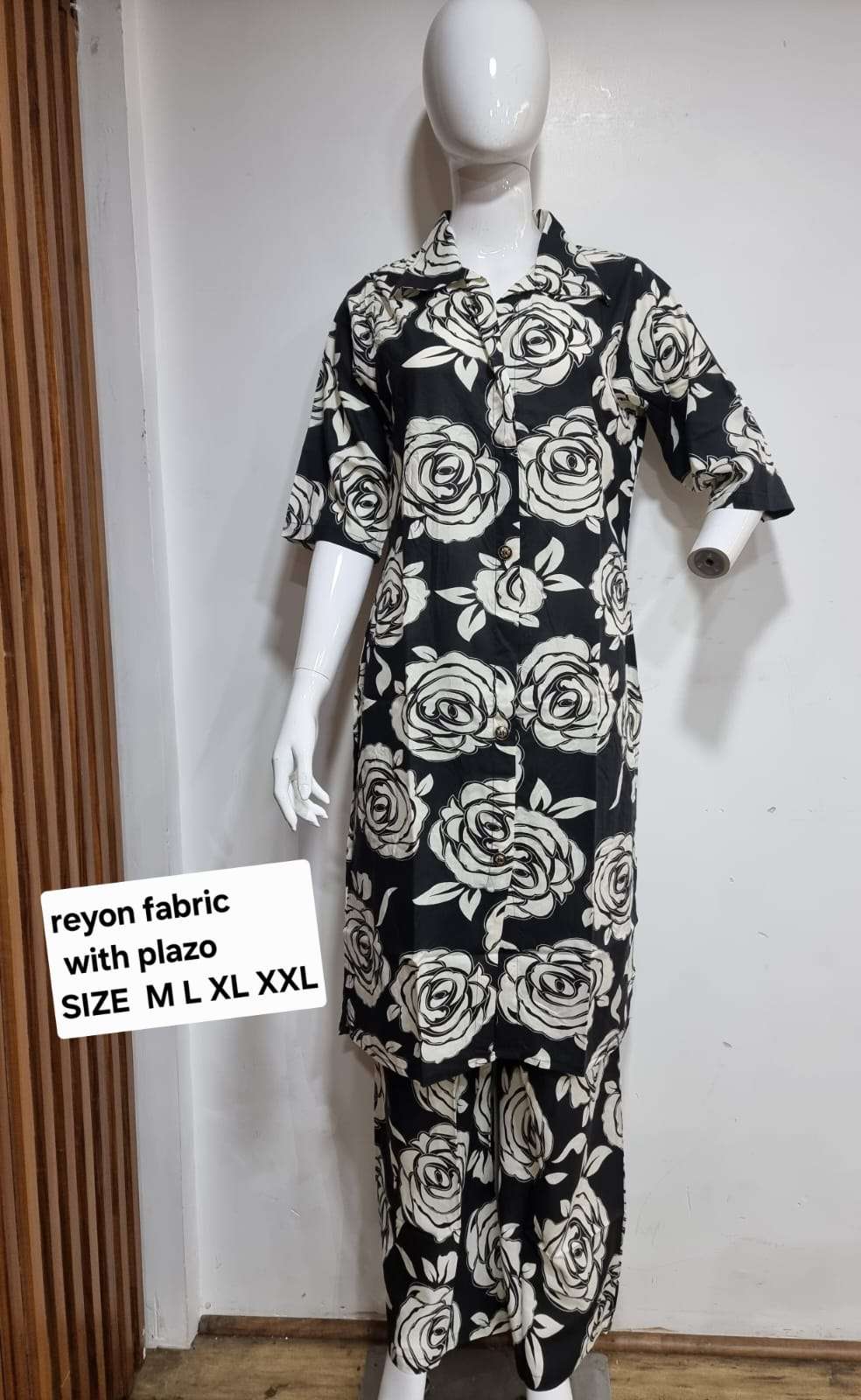 OFFICE WEAR COLLEGE WEAR DAILY OUTFIT RAYON PRINTED CORD SET...