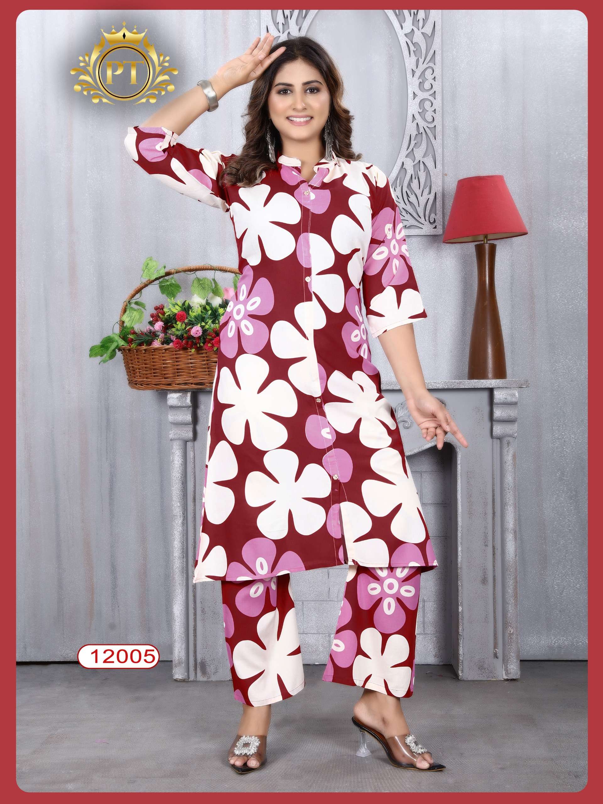 PADMAVATI DULHARI VOL 10 FLOWER PRINTED RAYON CORD SET LOW P...