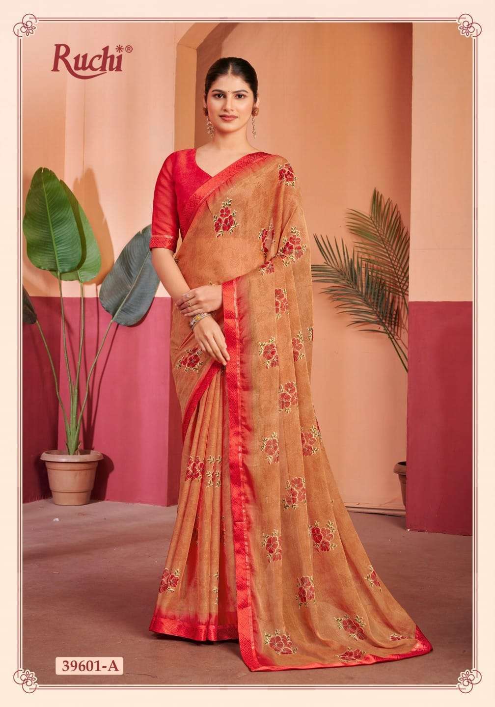 RUCHI SAREE SIMAYAA VOL 28 PRINTED CHIFFON FABRIC FANCY LOOK...