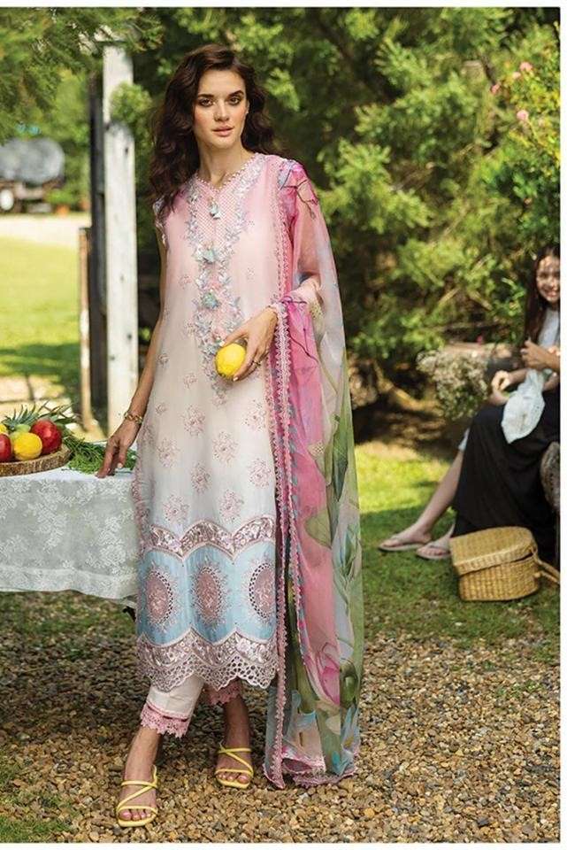 SANIYA TRENDZ MUSHQ VOL PURE COTTON EMBROIDERY PAKISTANI SUI...