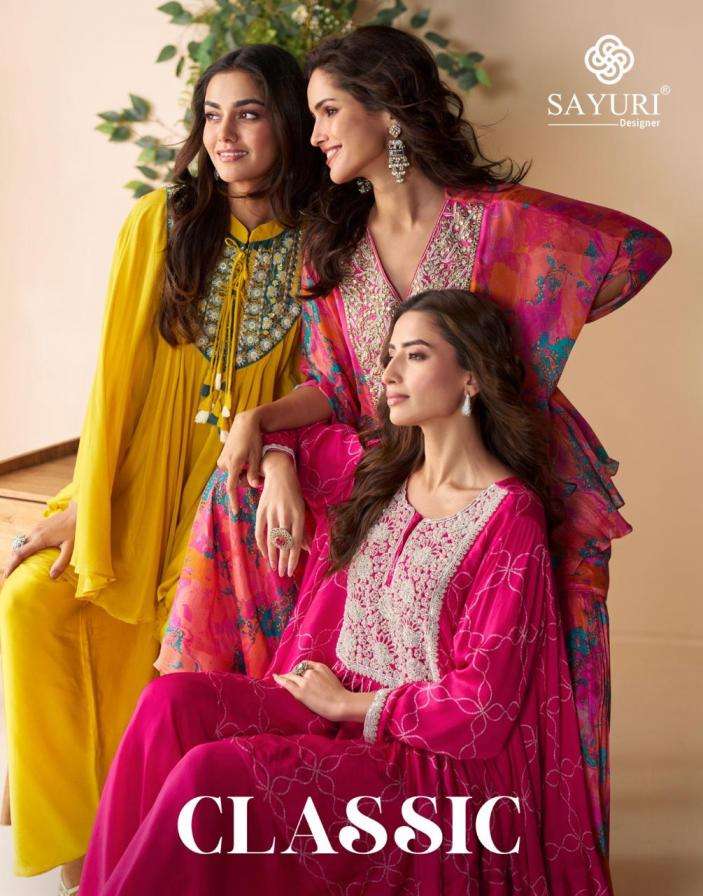 SAYURI DESIGNER CLASSIC EXCLUSIVE DESIGNER LOOK CHINON SILK ...