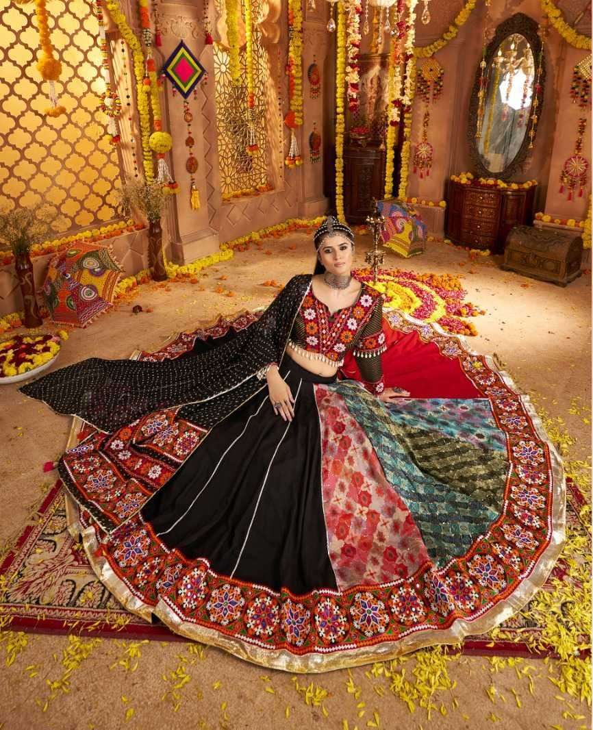 SHUBHKALA RAAS VOL 19 VISCOSE SILK TRADITIONAL LOOK STICH LE...