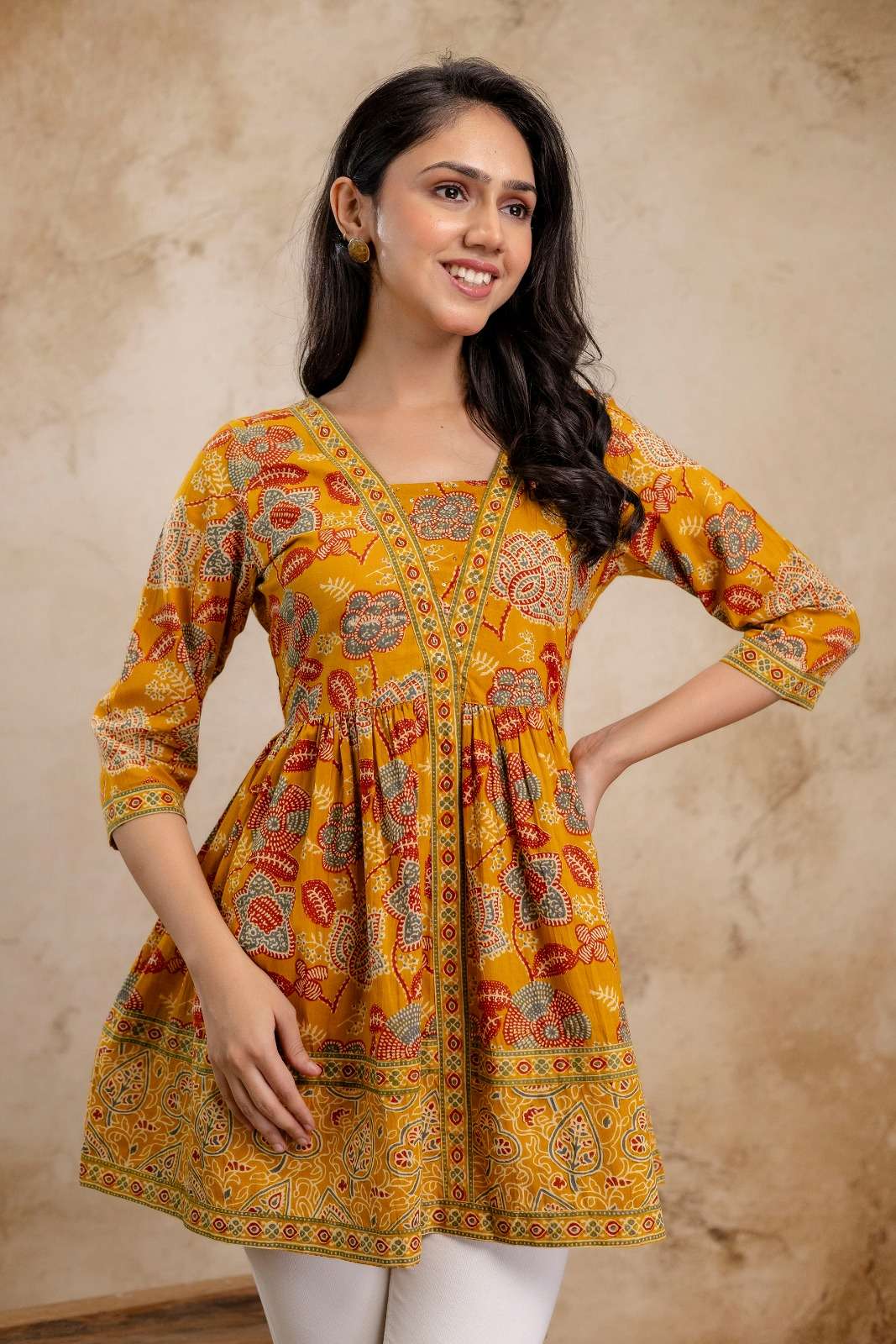 SJ YOUNG WOMEN STYLE TUNIC COTTON KURTI COLLECTION SUPPLIER ...
