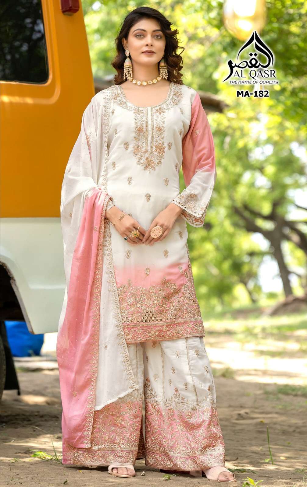 AL QASR MA 182 EID & FESTIVAL WEAR PAKISTANI PATTERN HEAVY W...