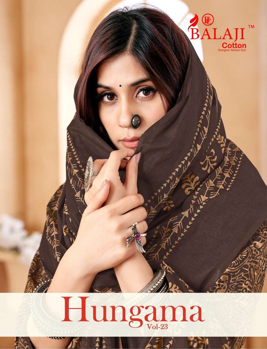 BALAJI HUNGAMA VOL 22 INDIAN NORMAL DAYS COTTON PRINTED SALW...