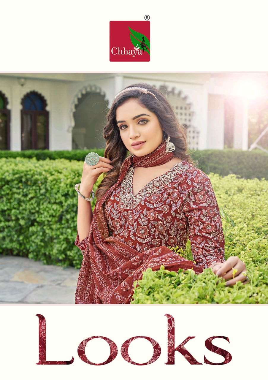 CHHAYA LOOK READYMADE STYLISH SUIT FOR WOMEN PARTY WEAR SUPP...