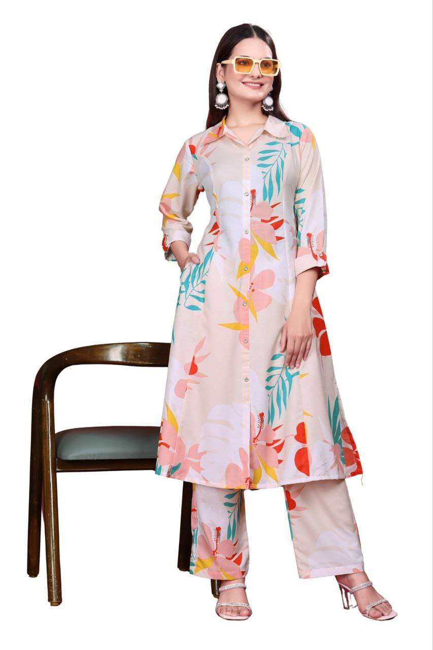 CLASSIC OUTFIT OFFICE ALINE RAYON KURTA PANT COLLECTION ETHN...