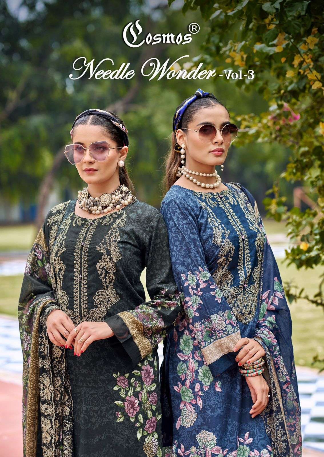 COSMOS FASHION NEEDLE WONDER VOL 3 LAWN COTTON HEAVY WORK PA...