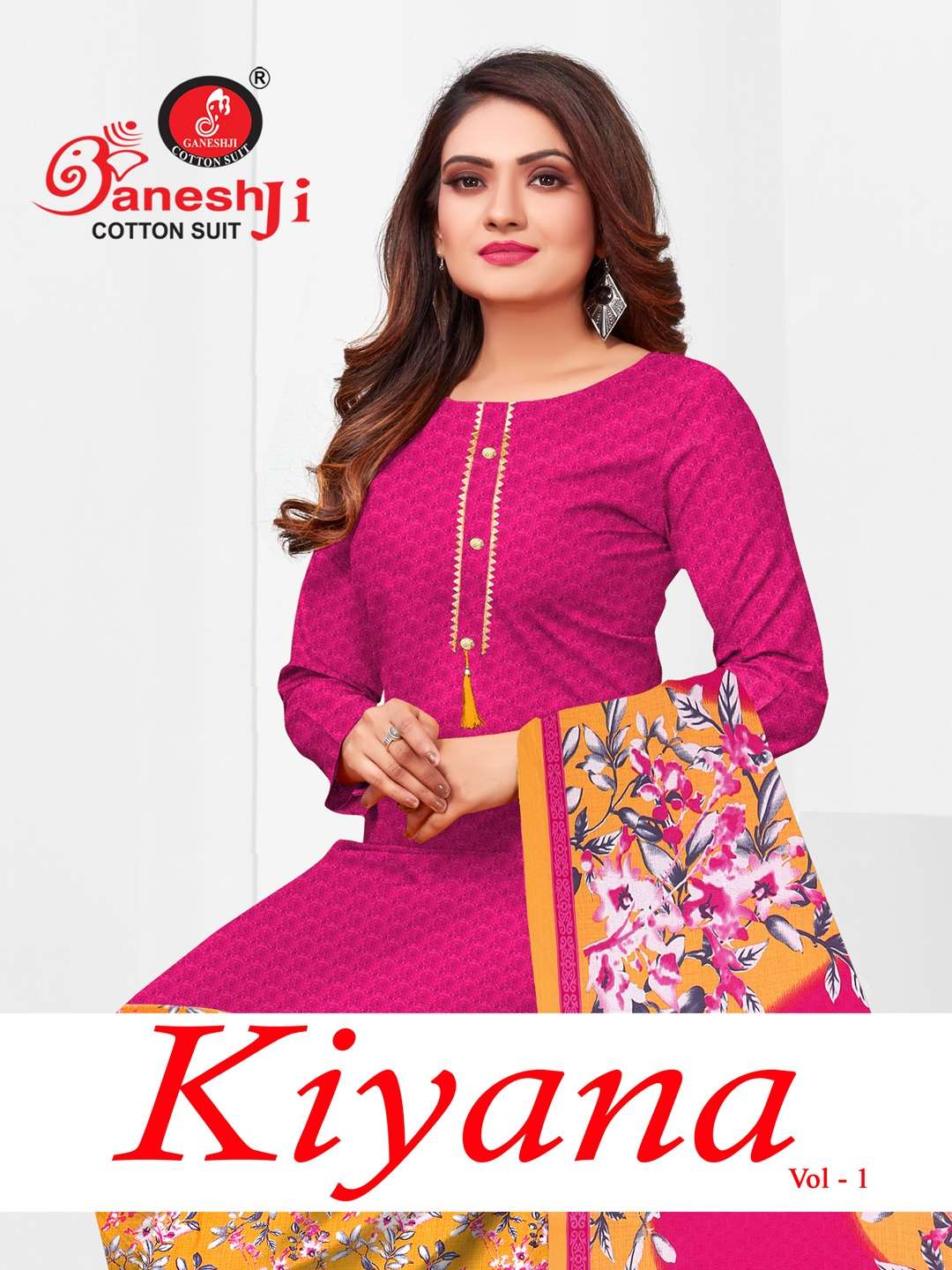 GANESHJI KIYANA VOL 2 SOFT COTTON DESIGNER SALWAR KAMEEZ FOR...