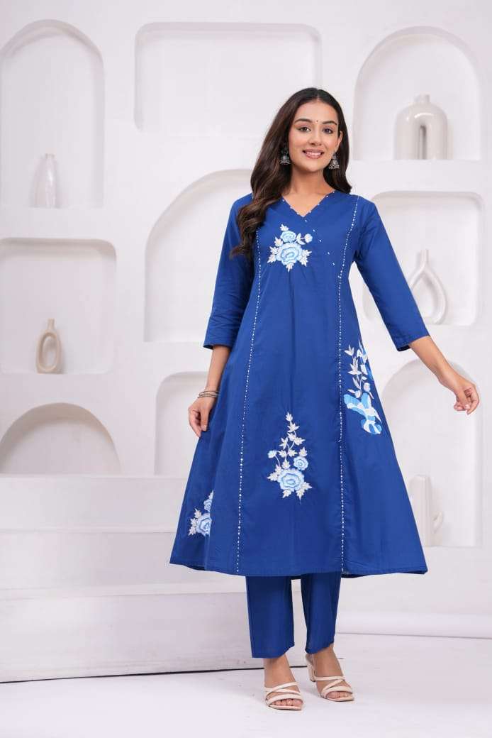 GIRLS TREND COTTON KURTI AND PANT WITH POCKET FASHION CLOTH ...