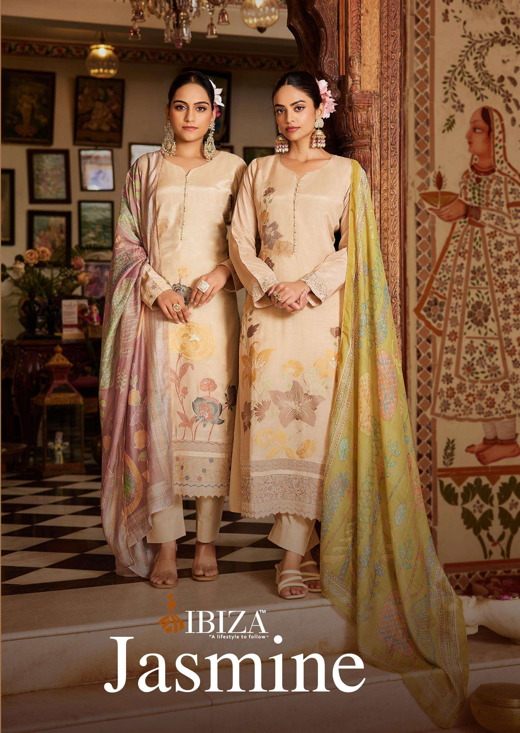 IBIZA JASMINE EXCLUSIVE FESTIVAL CLOTH SIMAR MUSLIN JACQUARD...