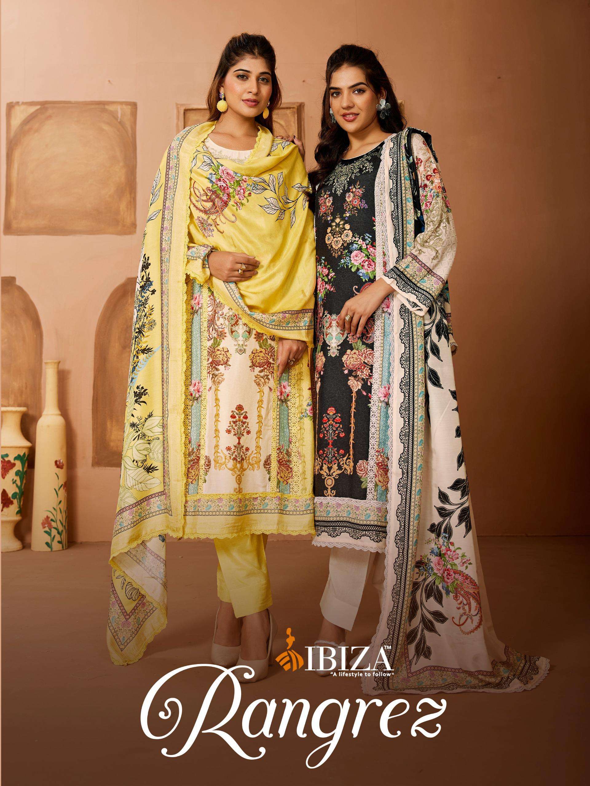 IBIZA RANGREZ FESTIVAL CLOTH MUSLIN DIGITAL PRINT PAKISTANI ...
