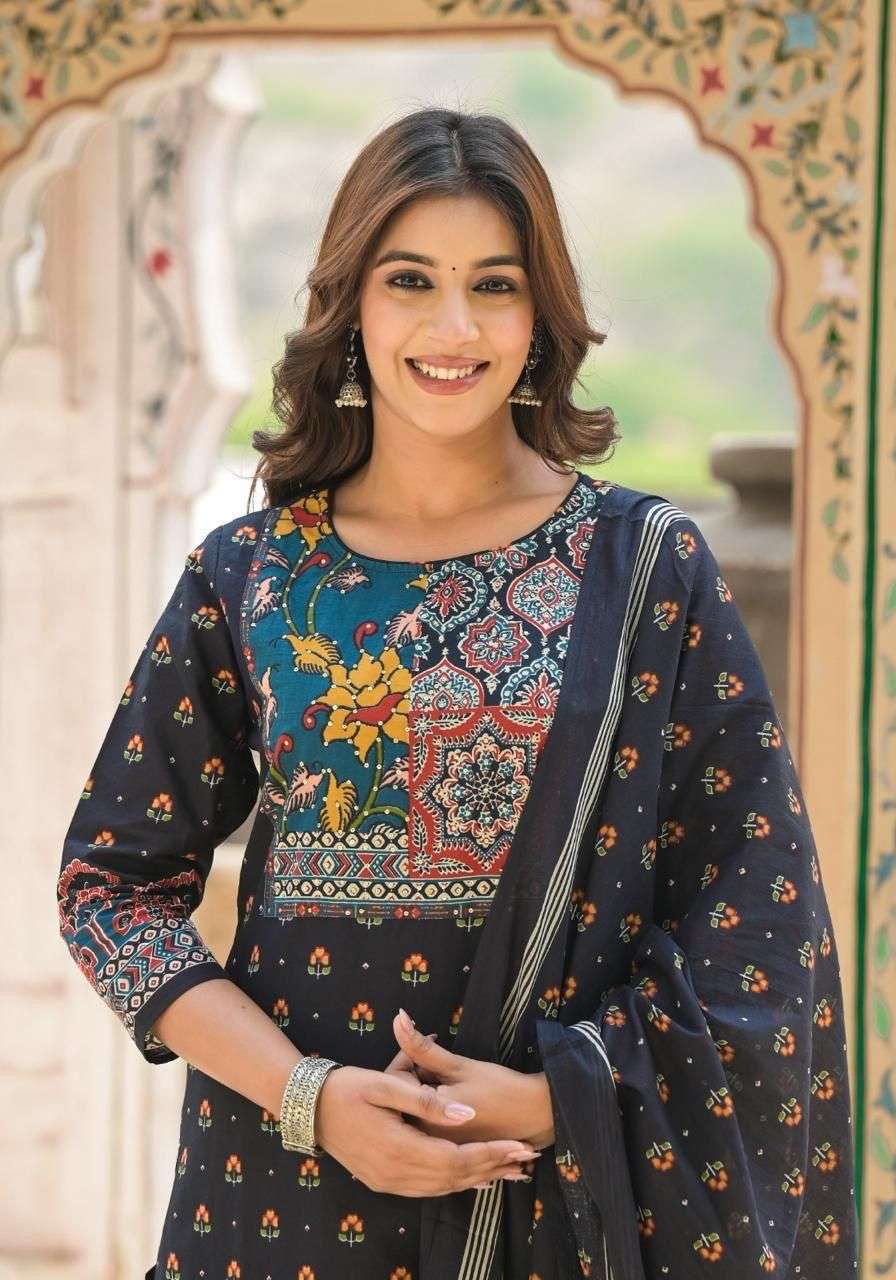 K 214 PRETTY FUNCTION AND PARTY WEAR COTTON KURTI PANT SUIT ...